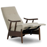 Jarvis Recliner, Weslie Flax-Furniture - Chairs-High Fashion Home