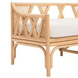 Jayla Bench, Natural-Furniture - Benches-High Fashion Home