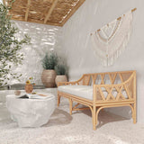 Jayla Bench, Natural-Furniture - Benches-High Fashion Home