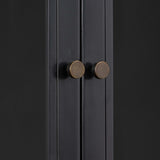 Jimi Cabinet, Black-Furniture - Storage-High Fashion Home