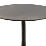 Jocelyn End Table, Dark Brass-Furniture - Accent Tables-High Fashion Home