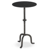 Jocelyn End Table, Raw Black-Furniture - Accent Tables-High Fashion Home