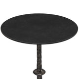 Jocelyn End Table, Raw Black-Furniture - Accent Tables-High Fashion Home