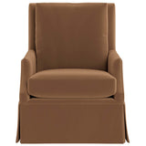 Jocelyn Swivel Glider, Rush Toffee-Furniture - Chairs-High Fashion Home