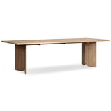 Joette Outdoor Dining Table, Washed Brown-High Fashion Home