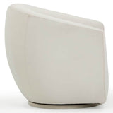 Jordan Swivel Chair, Cream-Furniture - Chairs-High Fashion Home