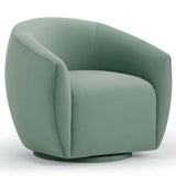 Jordan Swivel Chair, Sea Blue-Furniture - Chairs-High Fashion Home