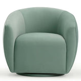 Jordan Swivel Chair, Sea Blue-Furniture - Chairs-High Fashion Home