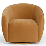 Jordan Swivel Chair, Tan-Furniture - Accent Tables-High Fashion Home