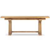 Josette Console Table, Honey Oak-Furniture - Storage-High Fashion Home