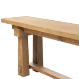 Josette Console Table, Honey Oak-Furniture - Storage-High Fashion Home