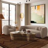 Judy Sofa, Light Brown-Furniture - Sofas-High Fashion Home