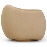 Judy Swivel Chair, Honey-Furniture - Chairs-High Fashion Home