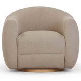 Judy Swivel Chair, Light Brown