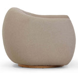 Judy Swivel Chair, Light Brown