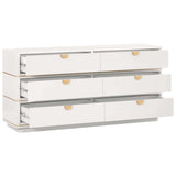 Julieta 6 Drawer Dresser, Cream-Furniture - Storage-High Fashion Home