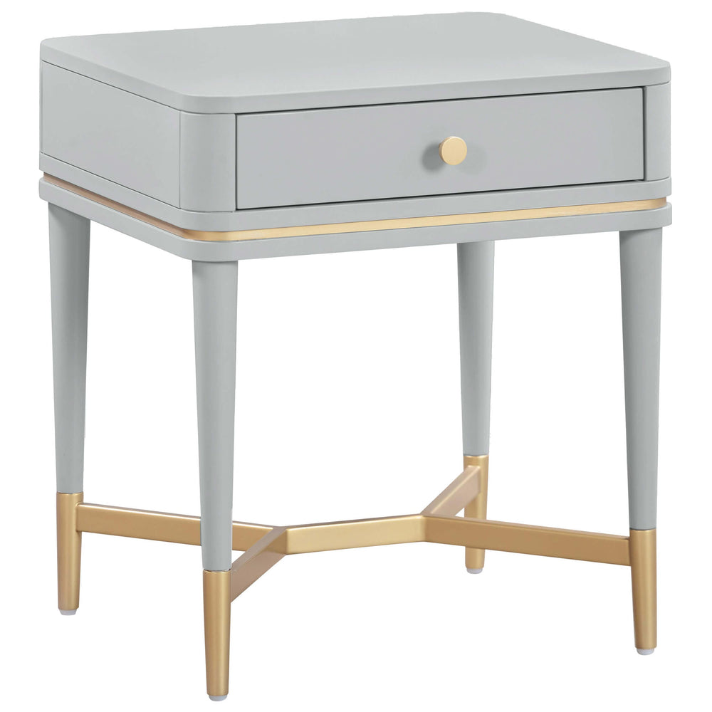 Julieta Nightstand, Grey-Furniture - Bedroom-High Fashion Home