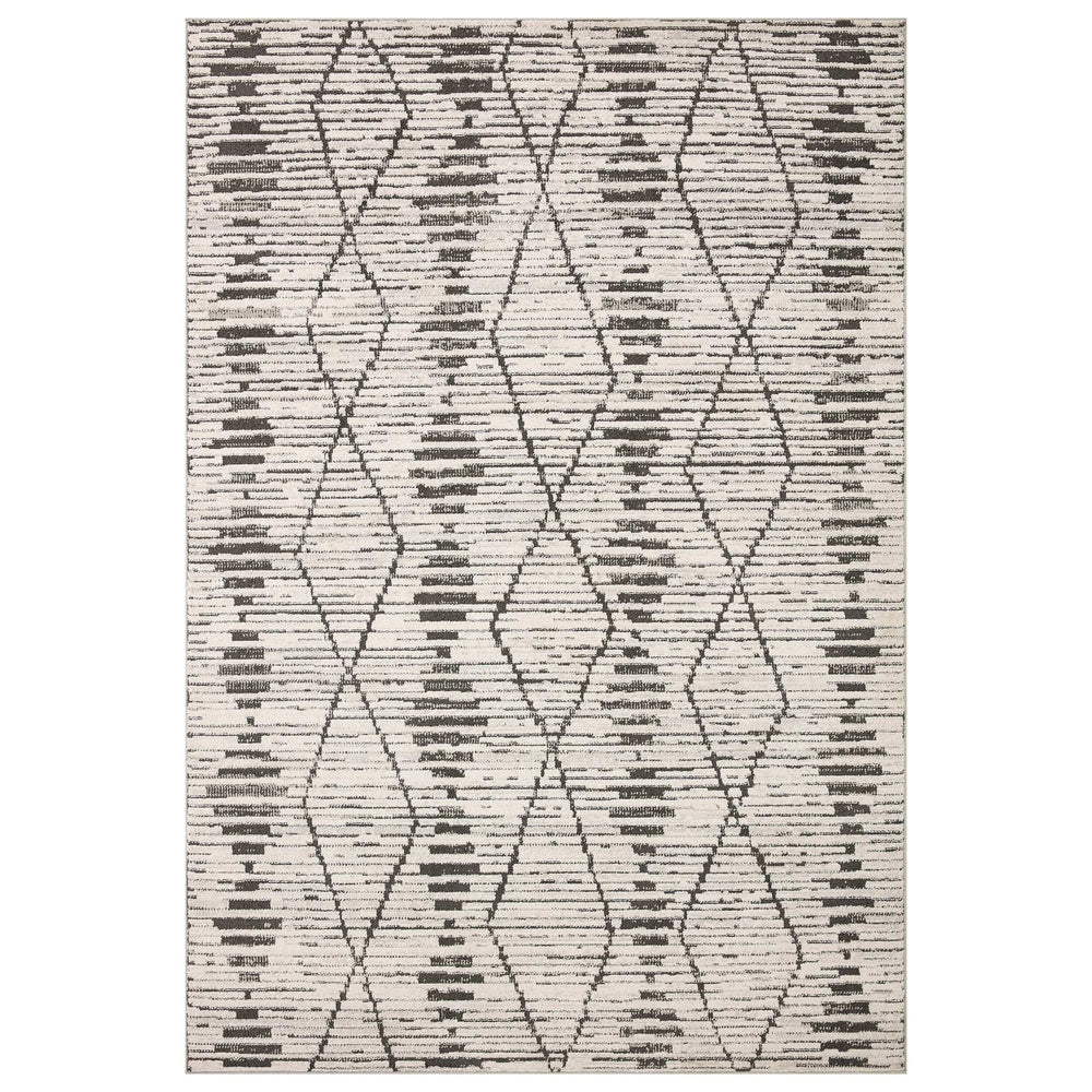 Loloi II Rug Kamala KAM-02, Charcoal/Dove-Rugs1-High Fashion Home