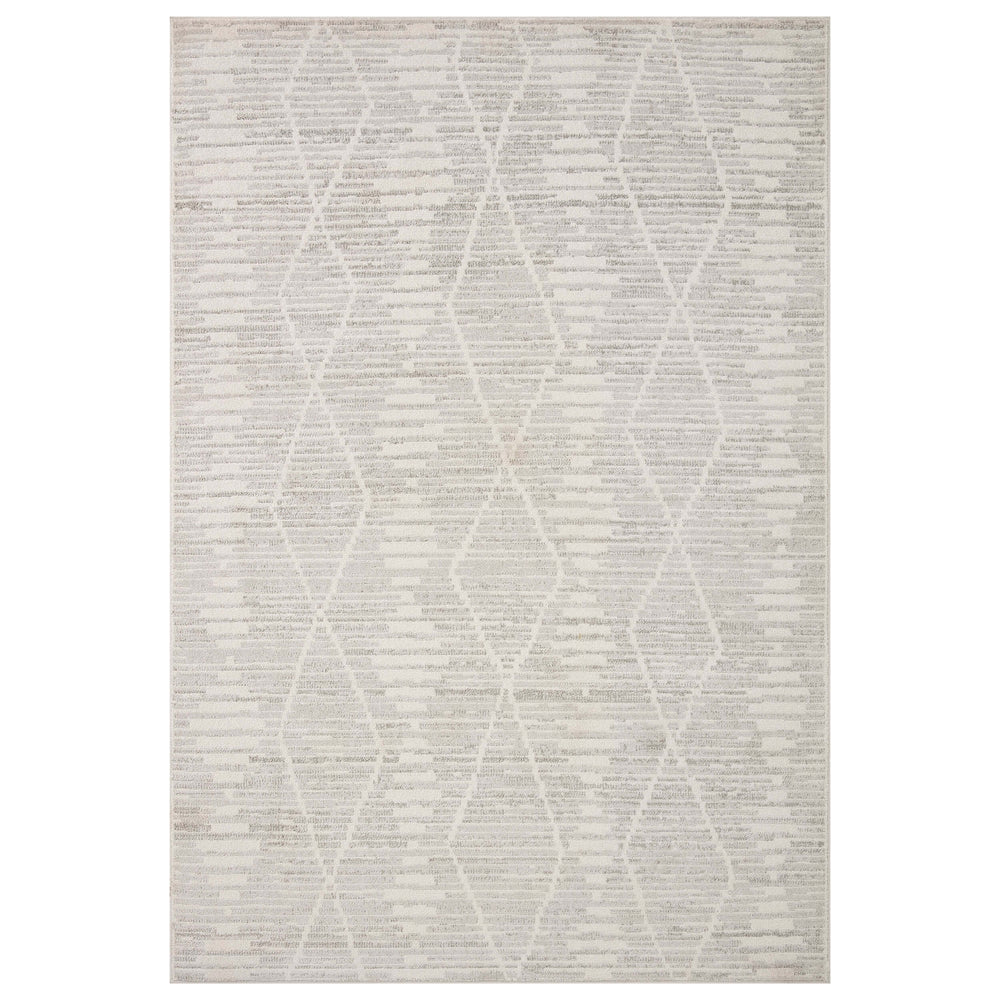 Loloi II Rug Kamala KAM-02, Ivory/Silver-Rugs1-High Fashion Home