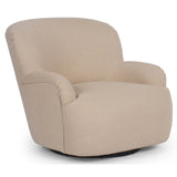 Kadon Swivel Chair, Antwerp Taupe-Furniture - Chairs-High Fashion Home