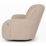 Kadon Swivel Chair, Antwerp Taupe-Furniture - Chairs-High Fashion Home