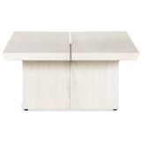 Katarina Coffee Table, Bleached-Furniture - Accent Tables-High Fashion Home