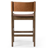 Kena Leather Bar Stool, Sonoma Butterscotch-Furniture - Dining-High Fashion Home