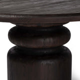 Kerrville Round Dining Table, Burnt Pine-Furniture - Dining-High Fashion Home