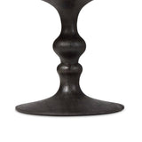 Kestrel Round Dining Table, Black Marble/Dark Anthracite