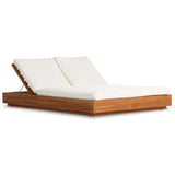 Kinta Outdoor Double Chaise, Faye Cream-Furniture - Chairs-High Fashion Home