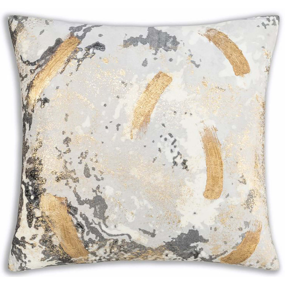 Lahana Pillow, Ivory/Grey-Accessories-High Fashion Home