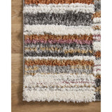 Loloi Rug Levitt Shag LEV-03, Ivory/Sunset-Rugs1-High Fashion Home