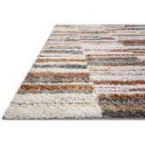 Loloi Rug Levitt Shag LEV-03, Ivory/Sunset-Rugs1-High Fashion Home