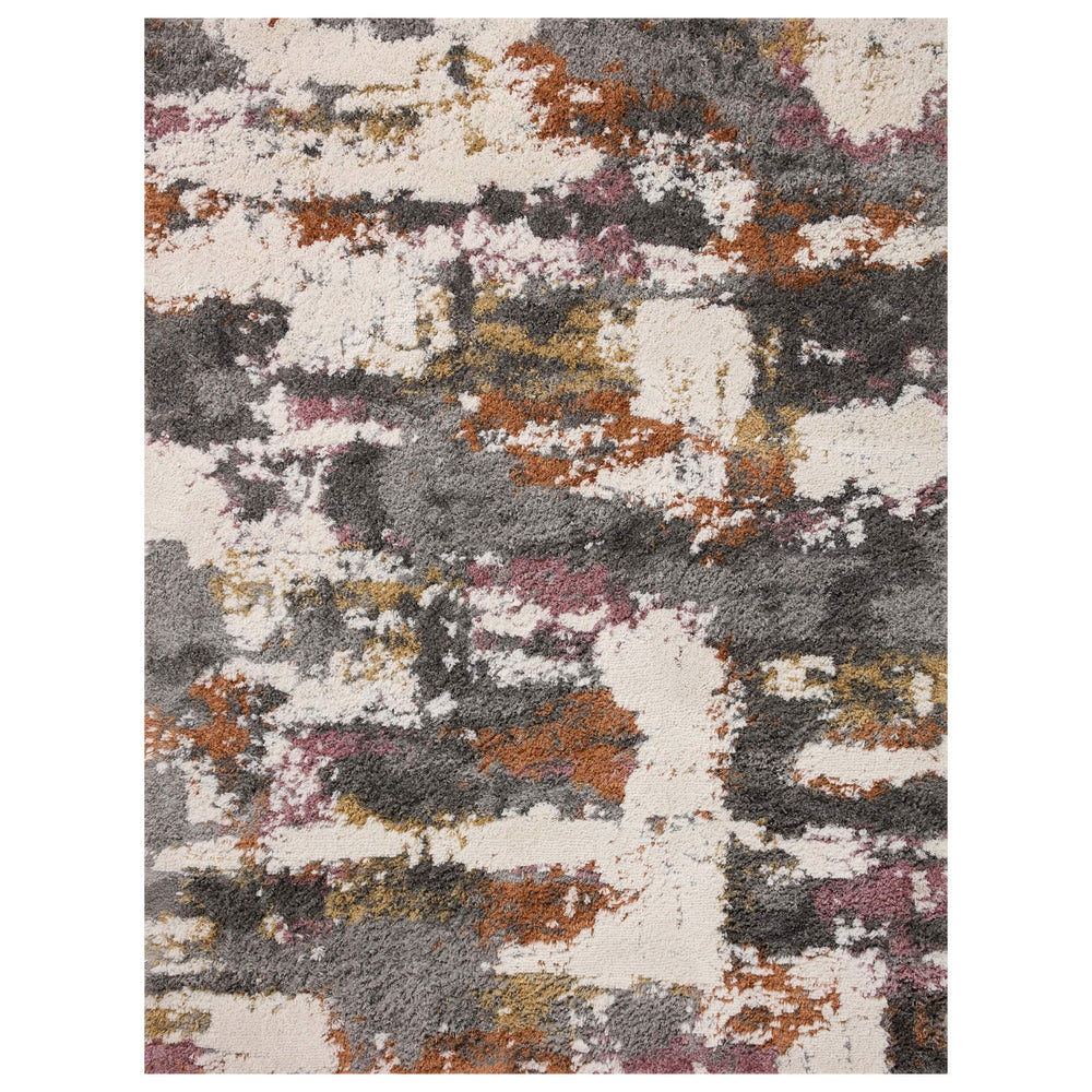 Loloi Rug Levitt Shag LEV-04, Grey/Multi-Rugs1-High Fashion Home