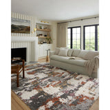 Loloi Rug Levitt Shag LEV-04, Grey/Multi-Rugs1-High Fashion Home