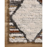 Loloi Rug Levitt Shag LEV-05, Ivory/Fiesta-Rugs1-High Fashion Home