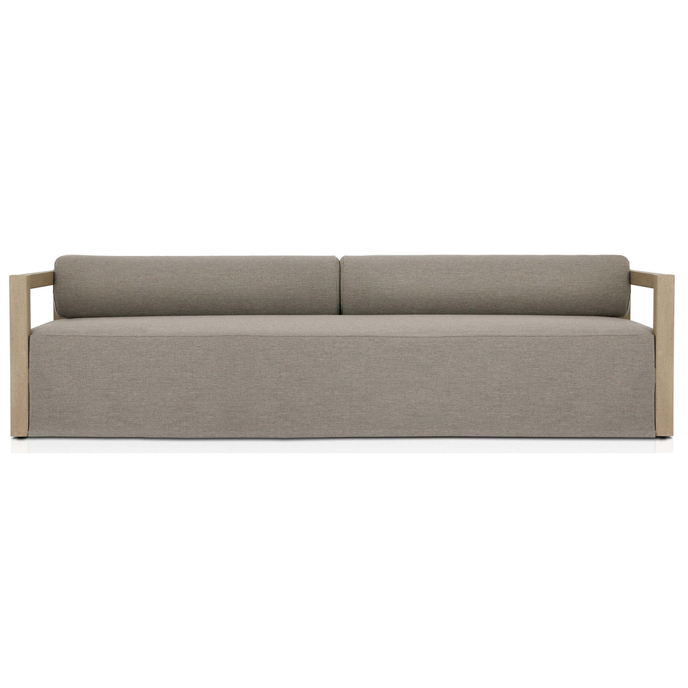 Laskin Outdoor Sofa, Alessi Fawn/Washed Brown-Furniture - Sofas-High Fashion Home