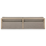 Laskin Outdoor Sofa, Alessi Fawn/Washed Brown-Furniture - Sofas-High Fashion Home