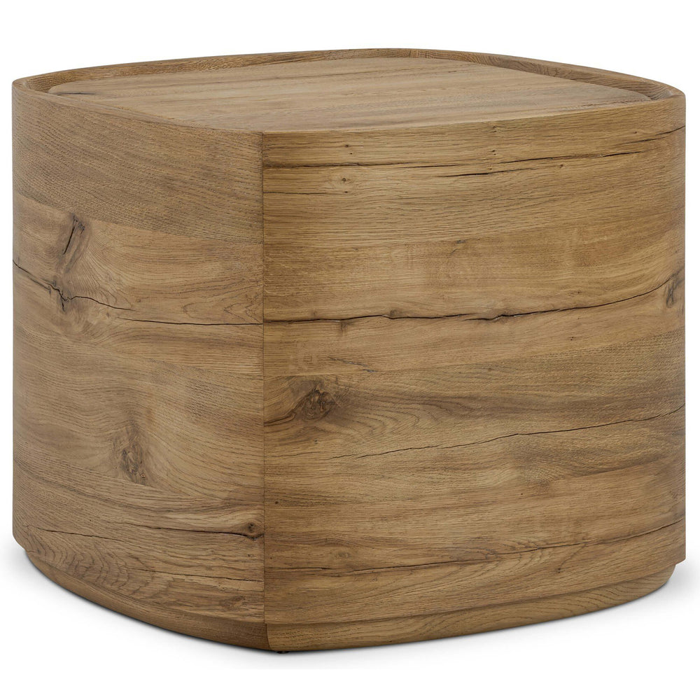 Leandro End Table, Natural-Furniture - Accent Tables-High Fashion Home