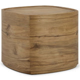 Leandro End Table, Natural-Furniture - Accent Tables-High Fashion Home