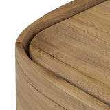 Leandro End Table, Natural-Furniture - Accent Tables-High Fashion Home