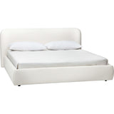 Leeroy Bed, Joyce Ivory-Furniture - Bedroom-High Fashion Home