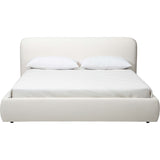 Leeroy Bed, Joyce Ivory-Furniture - Bedroom-High Fashion Home