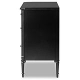 Lendon 3 Drawer Dresser, Black