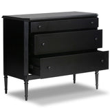 Lendon 3 Drawer Dresser, Black