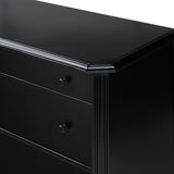 Lendon 6 Drawer Dresser, Black