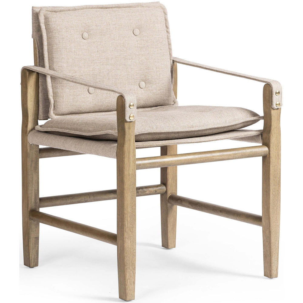 Lenz Dining Armchair, Alcala Taupe-Furniture - Dining-High Fashion Home