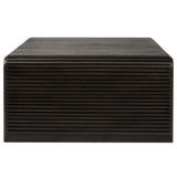 Leo Coffee Table, Smoked Black