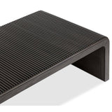 Leo Coffee Table, Smoked Black