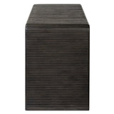 Leo Console Table, Smoked Black-Furniture - Accent Tables-High Fashion Home